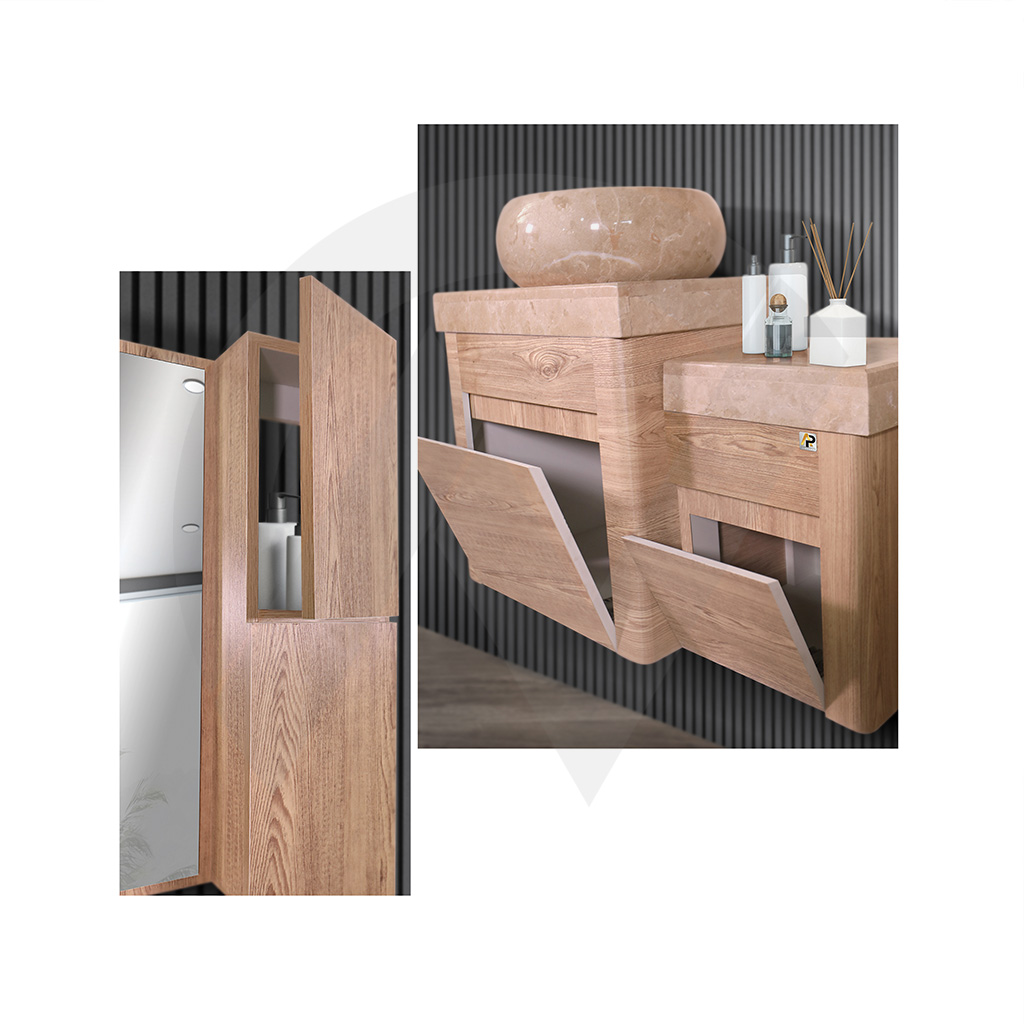 روشویی پی وی سی لانیز مدل سینزیا pv-003