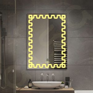 آینه بک لایت (آینه ال ای دی ضد بخار) آیسا مدل 400