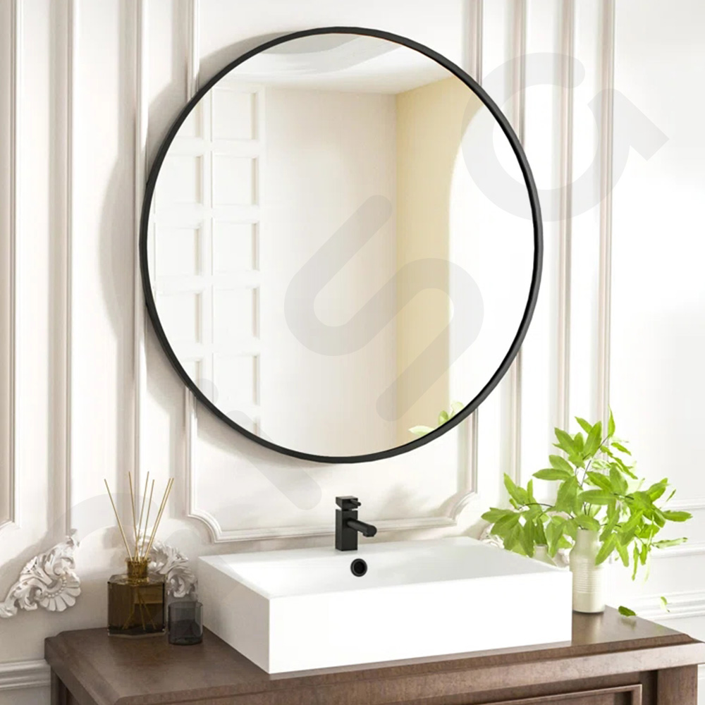 آینه قاب دار فلزی آیسا mf-005
