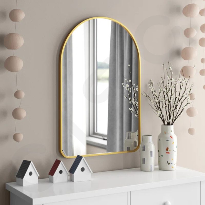 آینه قاب دار فلزی آیسا mf-013