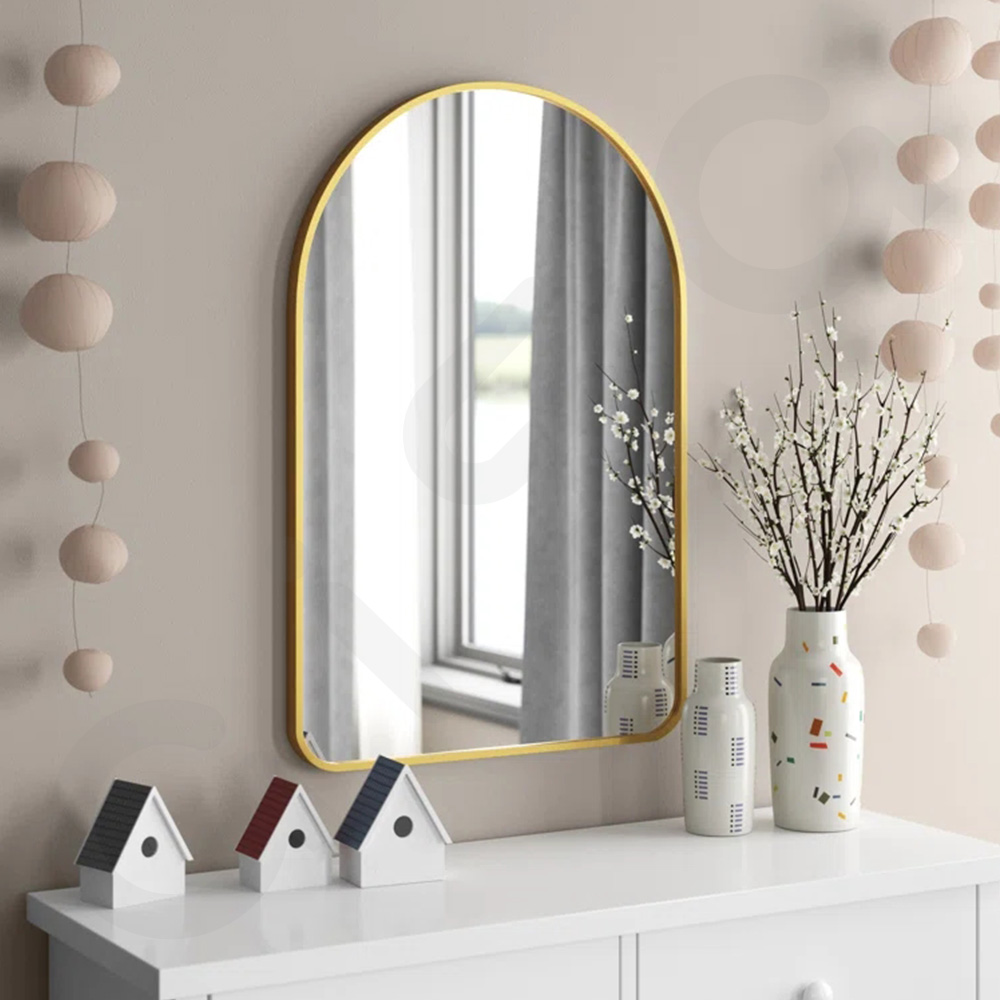 آینه قاب دار فلزی آیسا mf-013