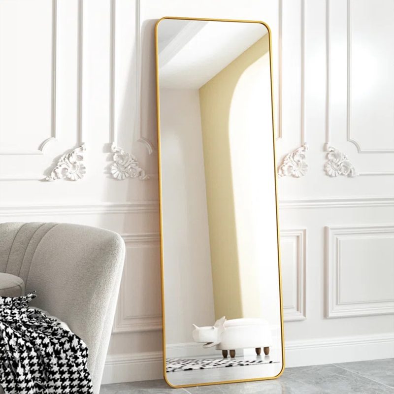 آینه قاب دار فلزی آیسا mf-001