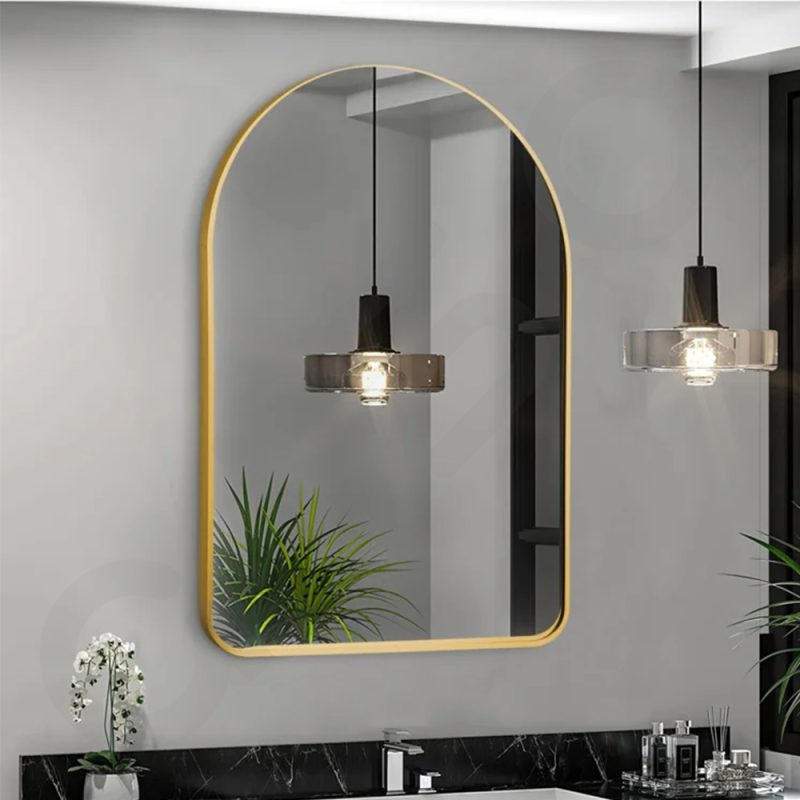 آینه قاب دار فلزی آیسا mf-013