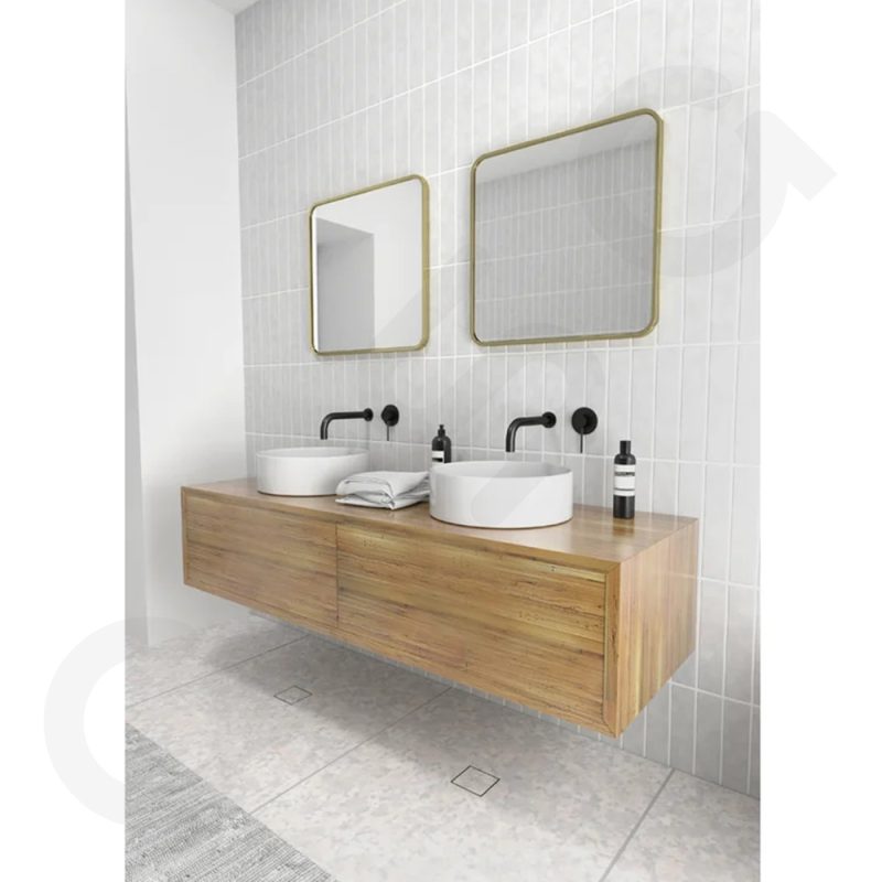آینه قاب دار فلزی آیسا mf-008