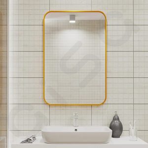 آینه قاب دار فلزی آیسا mf-006