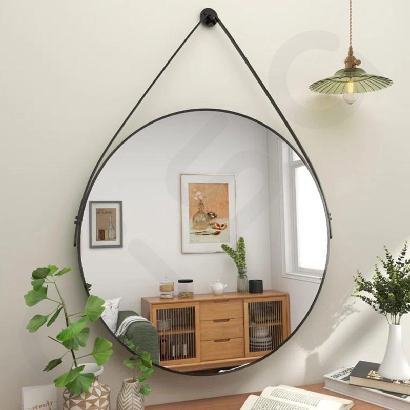 آینه قاب دار فلزی آیسا mf-009