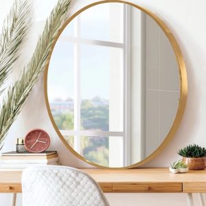 آینه قاب دار فلزی آیسا mf-014