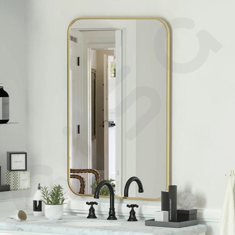 آینه قاب دار فلزی آیسا mf-006