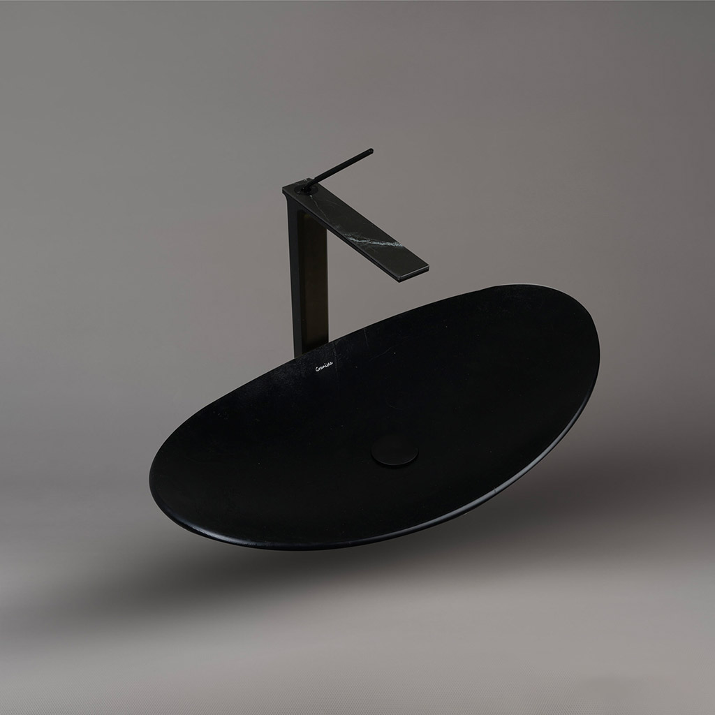 کاسه روشویی مارمونایت گرانیسی black-C01