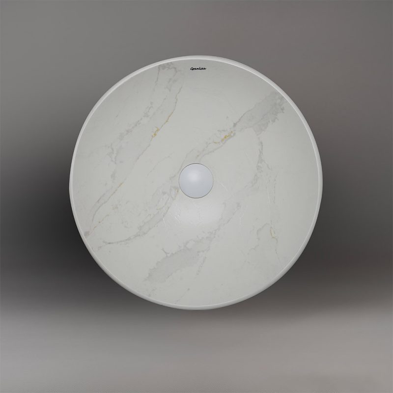 کاسه روشویی مارمونایت گرانیسی Calacatta C-02