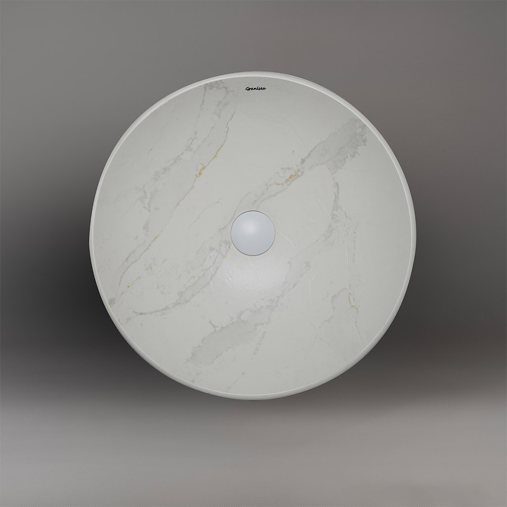 کاسه روشویی مارمونایت گرانیسی Calacatta C-02