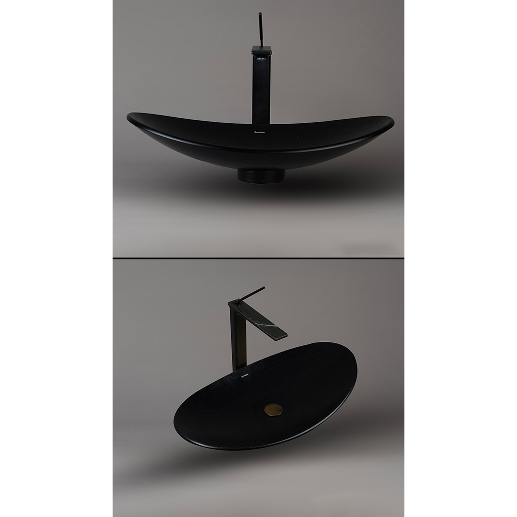 کاسه روشویی مارمونایت گرانیسی black-C01
