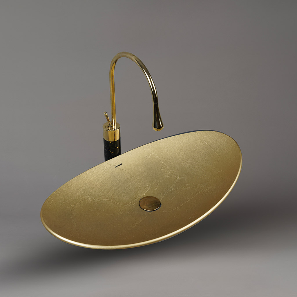 کاسه روشویی مارمونایت گرانیسی Gold-O05