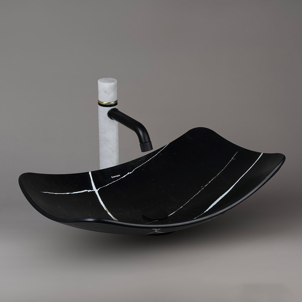 کاسه روشویی مارمونایت گرانیسی noir-R08