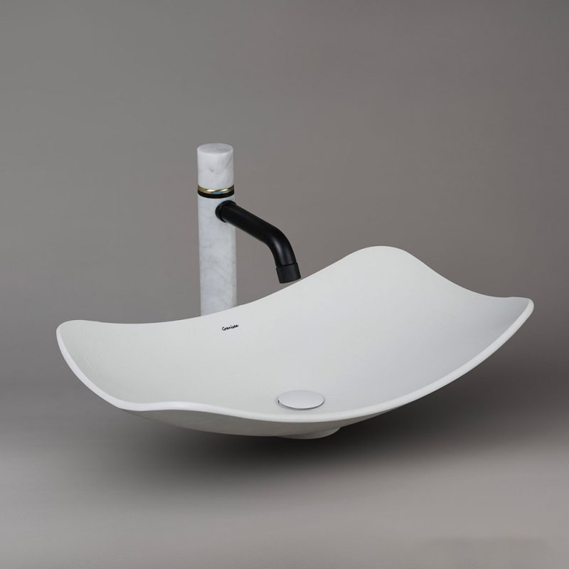 کاسه روشویی مارمونایت گرانیسی white-R12