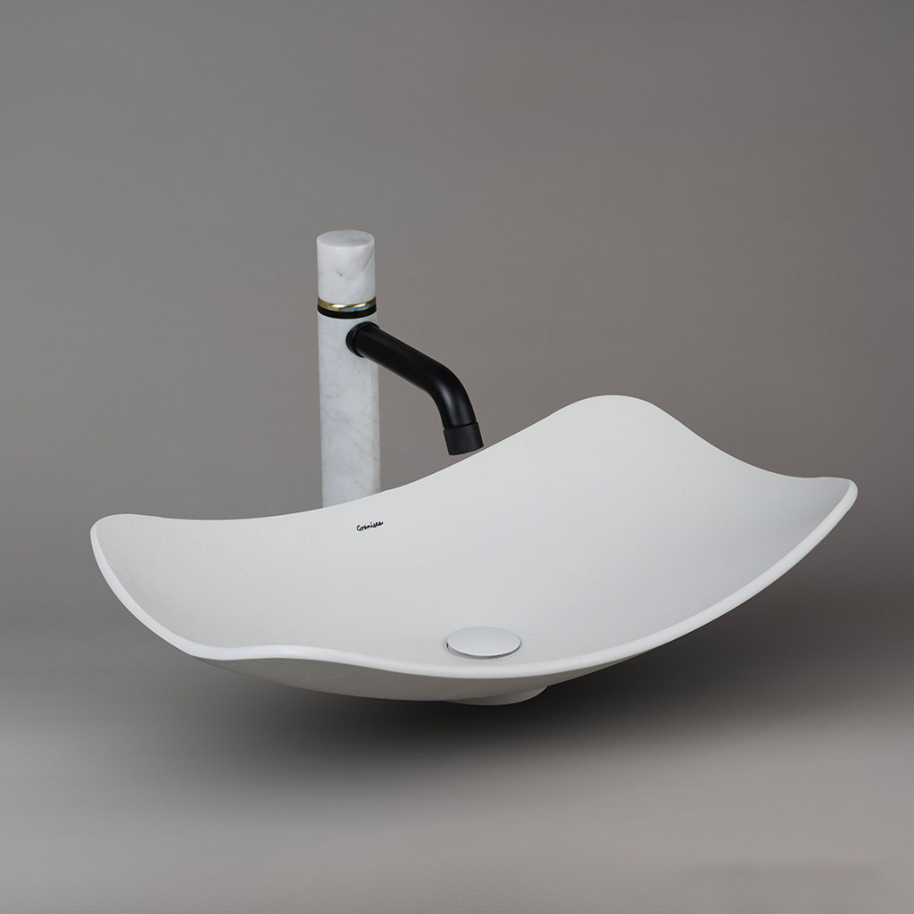 کاسه روشویی مارمونایت گرانیسی white-R12
