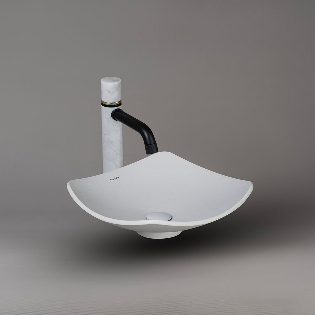 کاسه روشویی مارمونایت گرانیسی white-S12