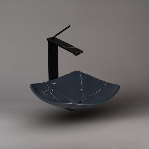 کاسه روشویی مارمونایت گرانیسی charcoal-S03