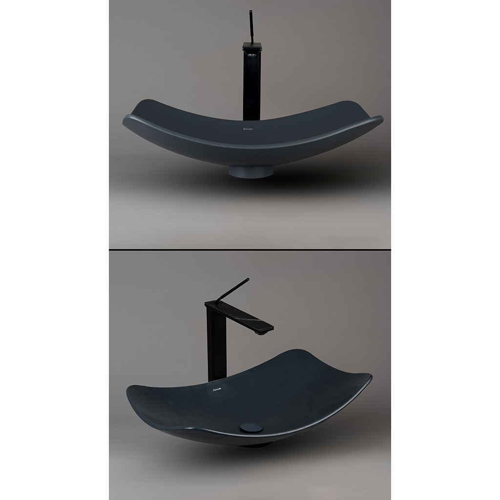 کاسه روشویی مارمونایت گرانیسی gray-R06