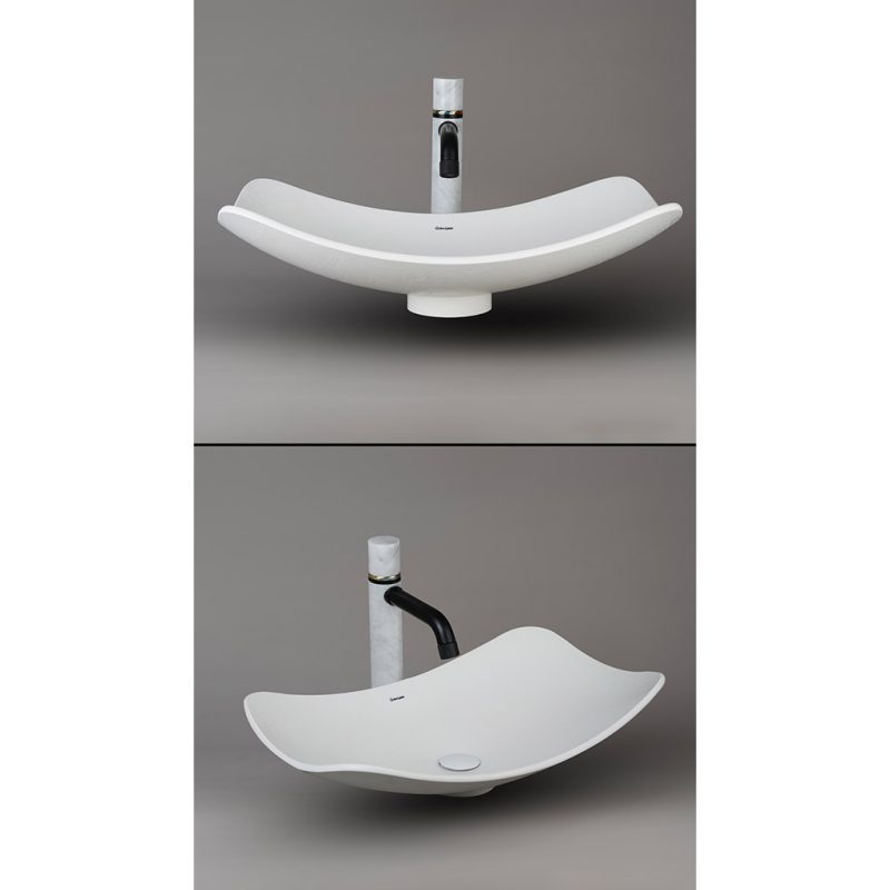 کاسه روشویی مارمونایت گرانیسی white-R12