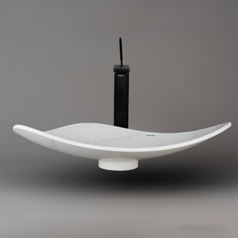 کاسه روشویی مارمونایت گرانیسی calacatta-T02