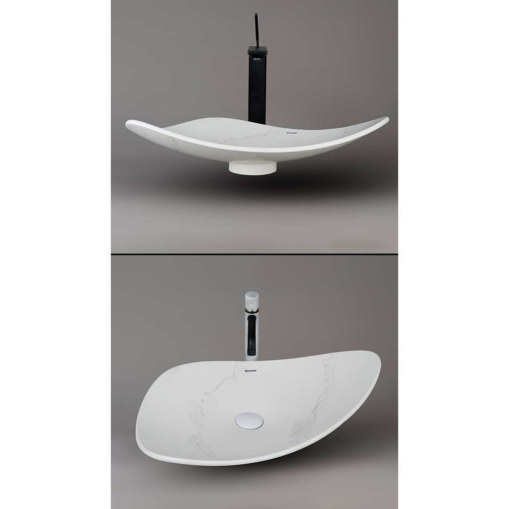 کاسه روشویی مارمونایت گرانیسی calacatta-T02