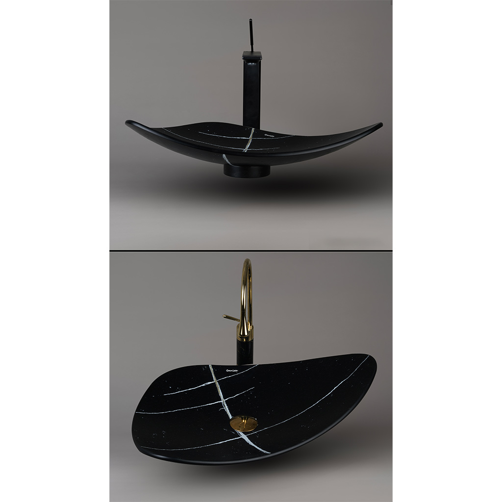کاسه روشویی مارمونایت گرانیسی noir-T08