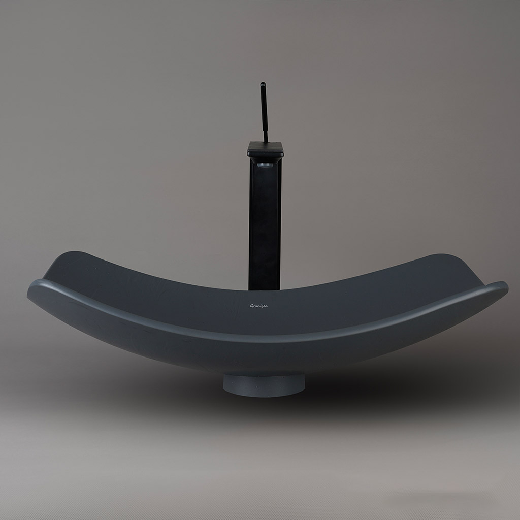 کاسه روشویی مارمونایت گرانیسی gray-R06