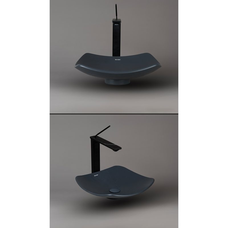 کاسه روشویی مارمونایت گرانیسی gray-S05