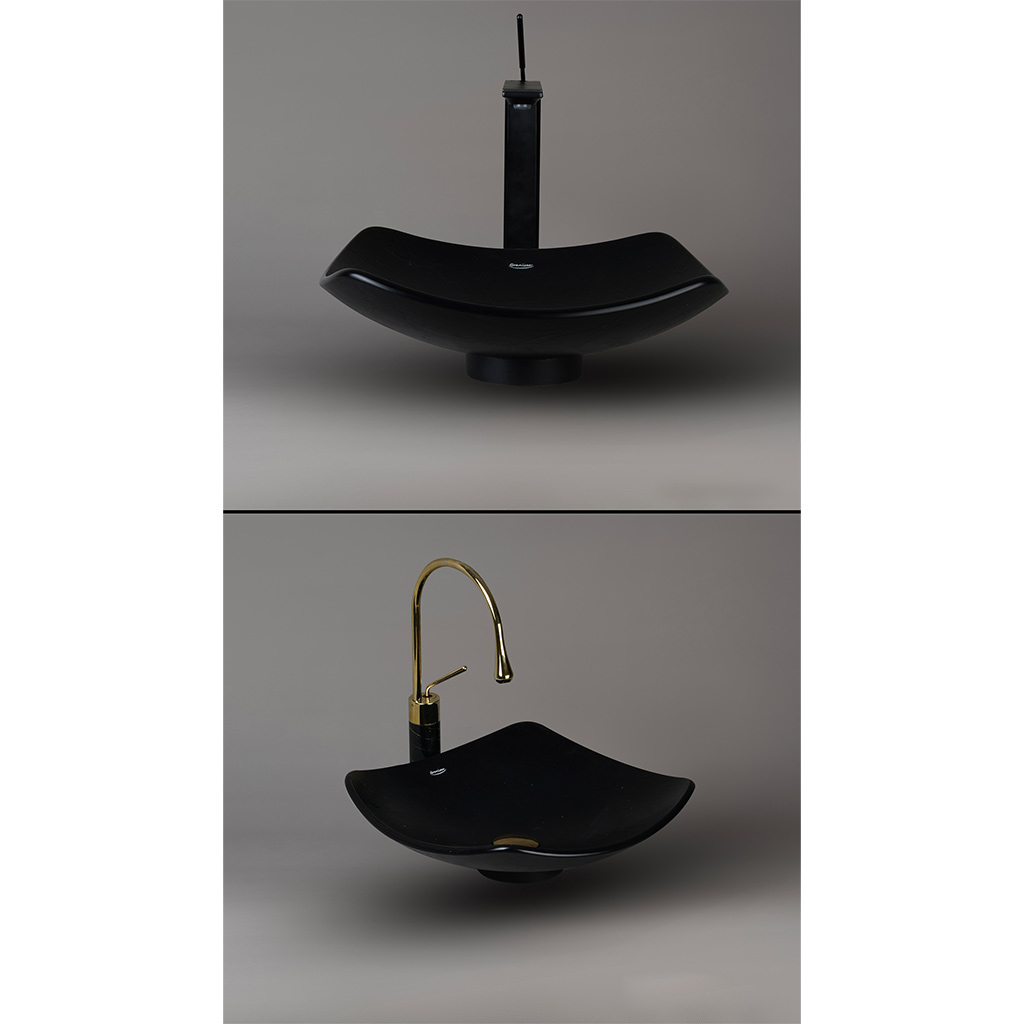 کاسه روشویی مارمونایت گرانیسی black-S07