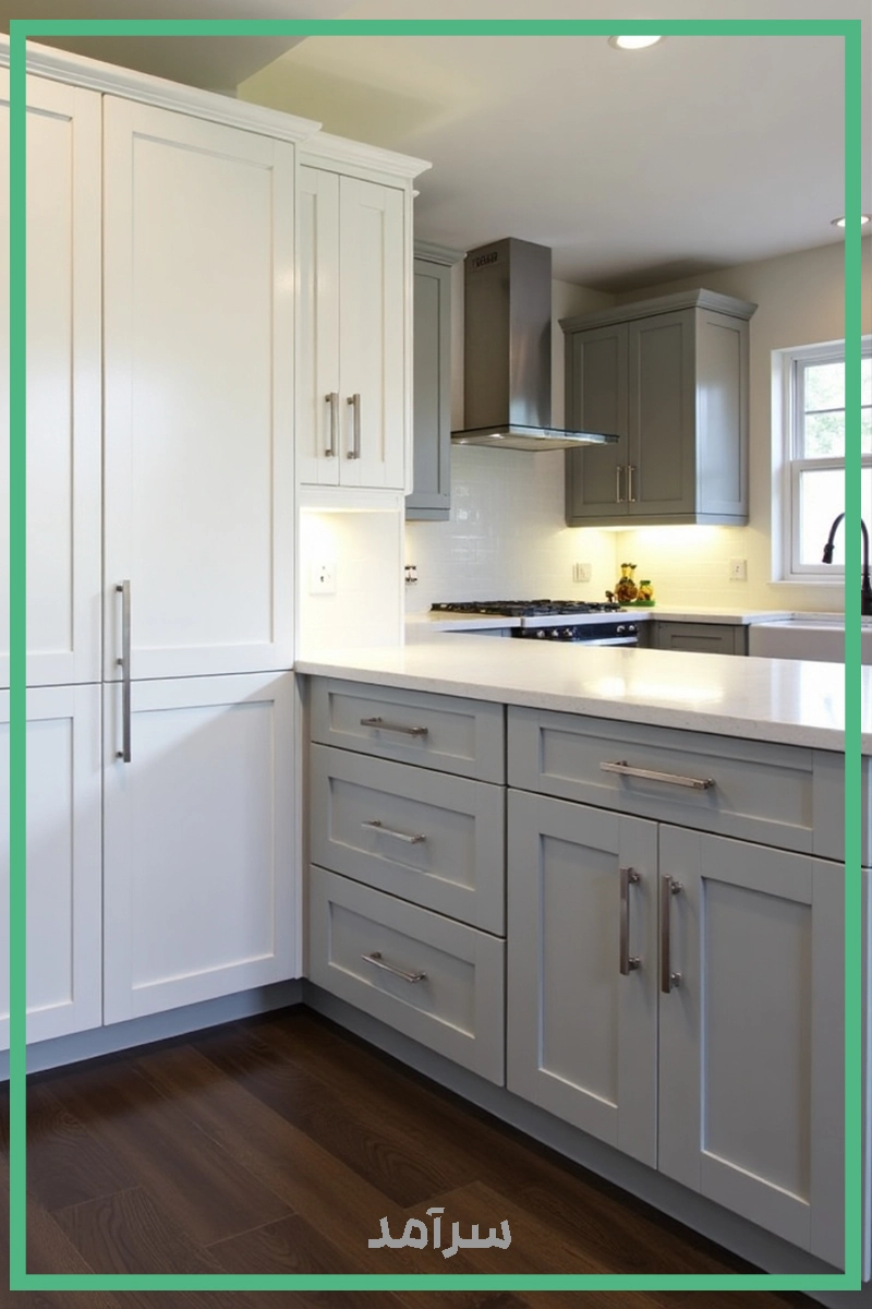 کابینت آشپزخانه نئو کلاسیک