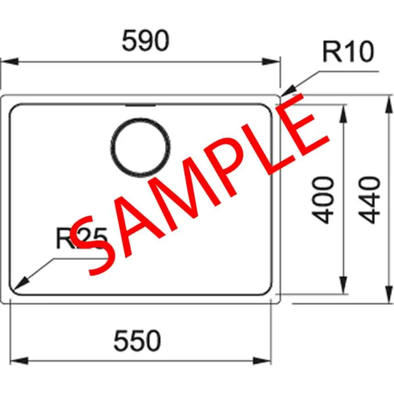 سینک استیل اخوان مدل A8050-0
