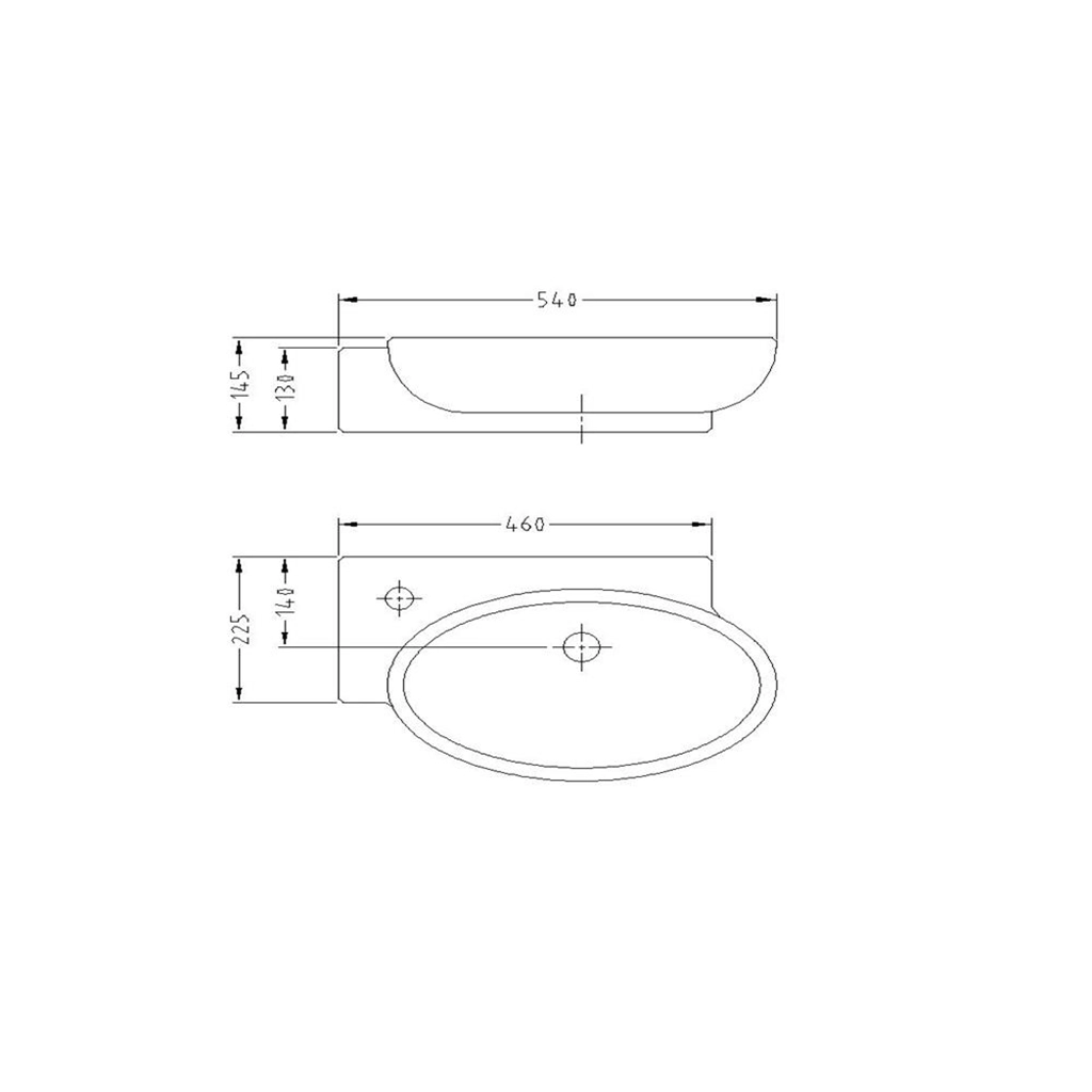 روشویی روکابینتی سینا چینی مدل آمون