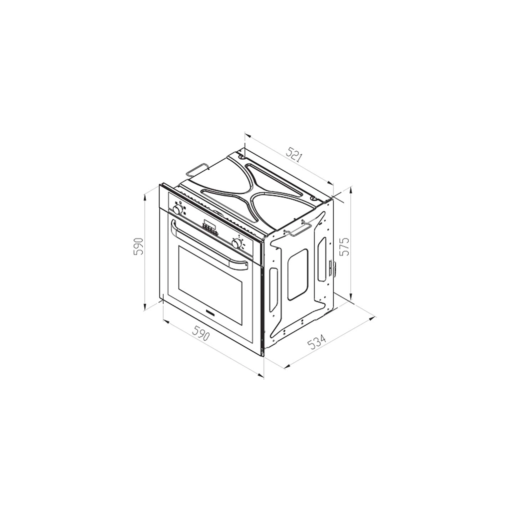 فر برقی استیل البرز مدل fe 53