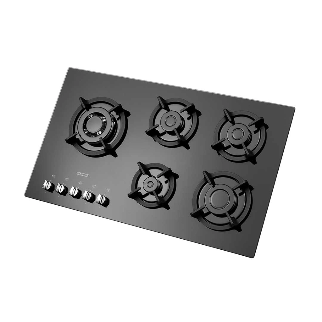 اجاق گاز شیشه ای پنج شعله استیل البرز مدل g-5957 i