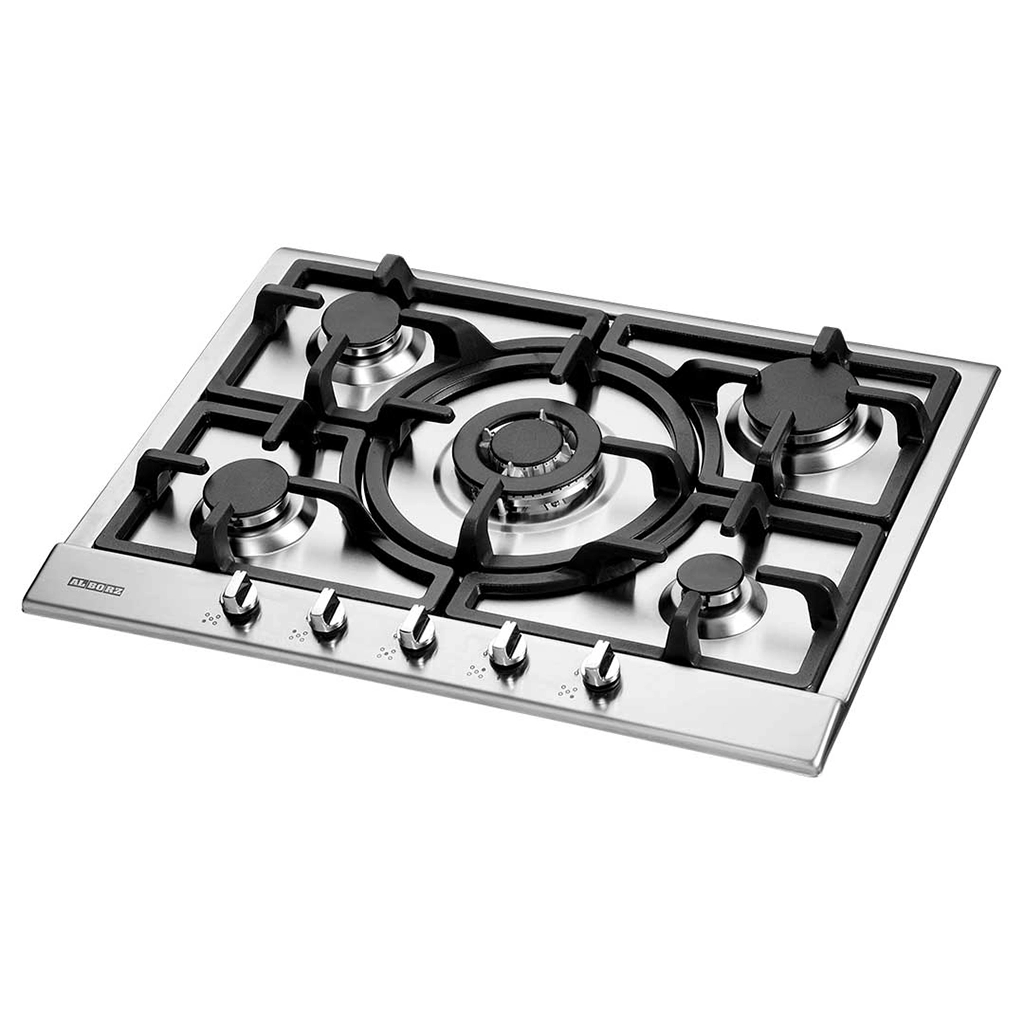 اجاق گاز استیل پنج شعله استیل البرز مدل s-5701