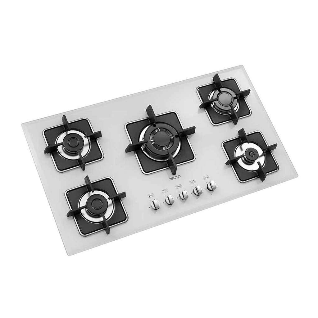 اجاق گاز شیشه ای پنج شعله استیل البرز مدل g-5960 iw