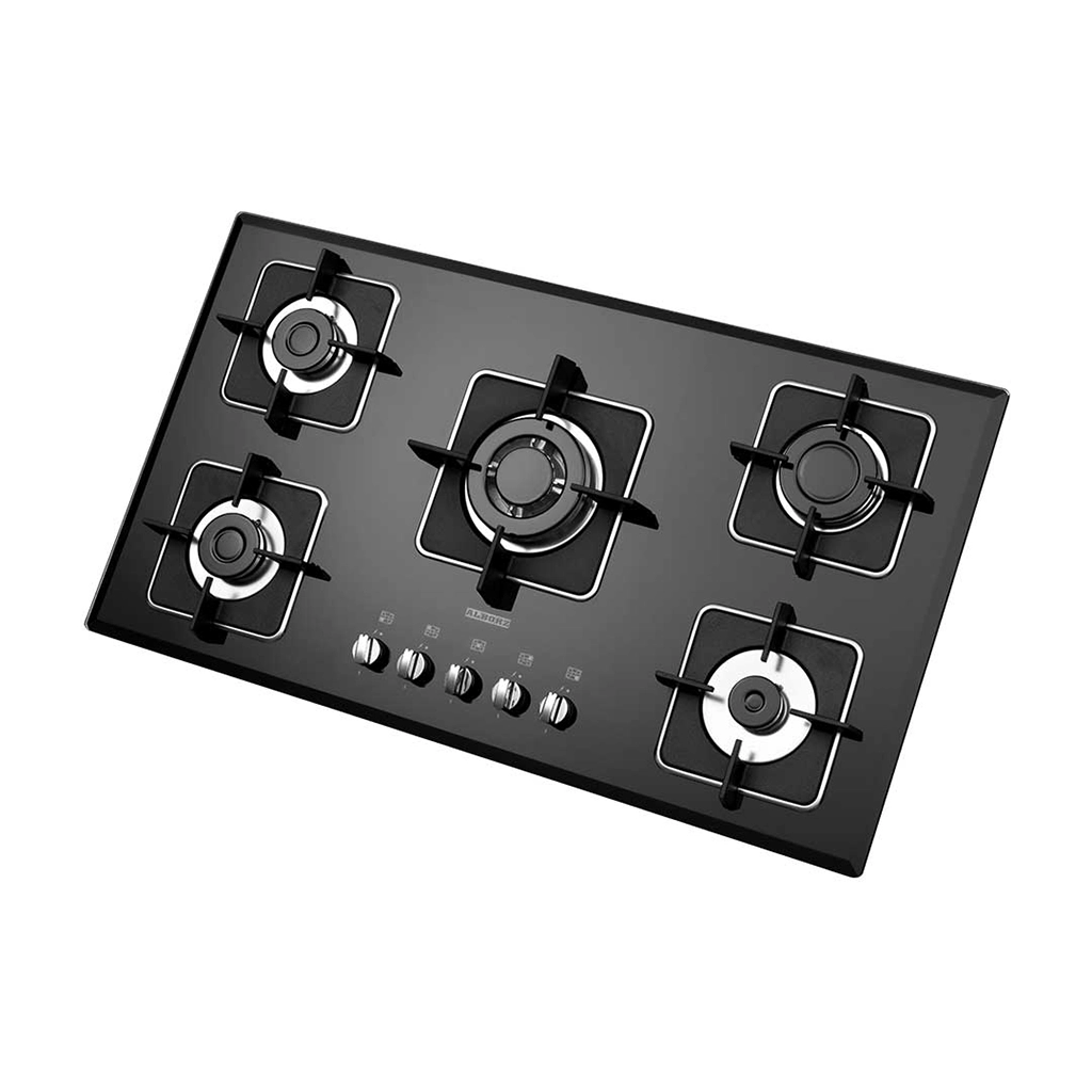 اجاق گاز شیشه ای پنج شعله استیل البرز مدل g-5960 i