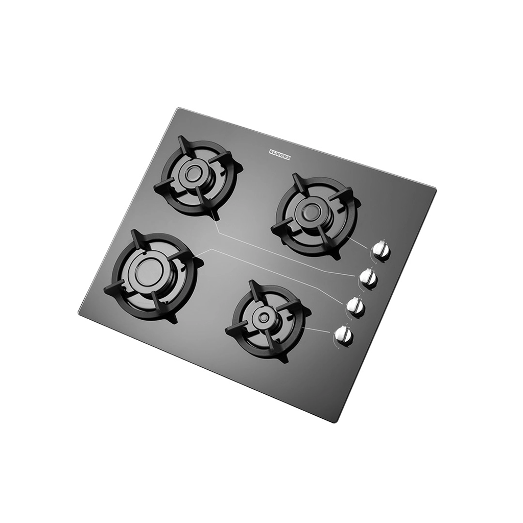 اجاق گاز شیشه ای پنج شعله استیل البرز مدل g-4651i