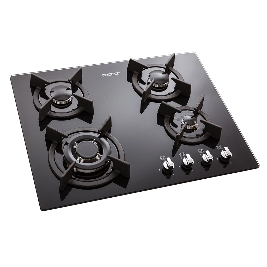 اجاق گاز شیشه ای پنج شعله استیل البرز مدل g-4602