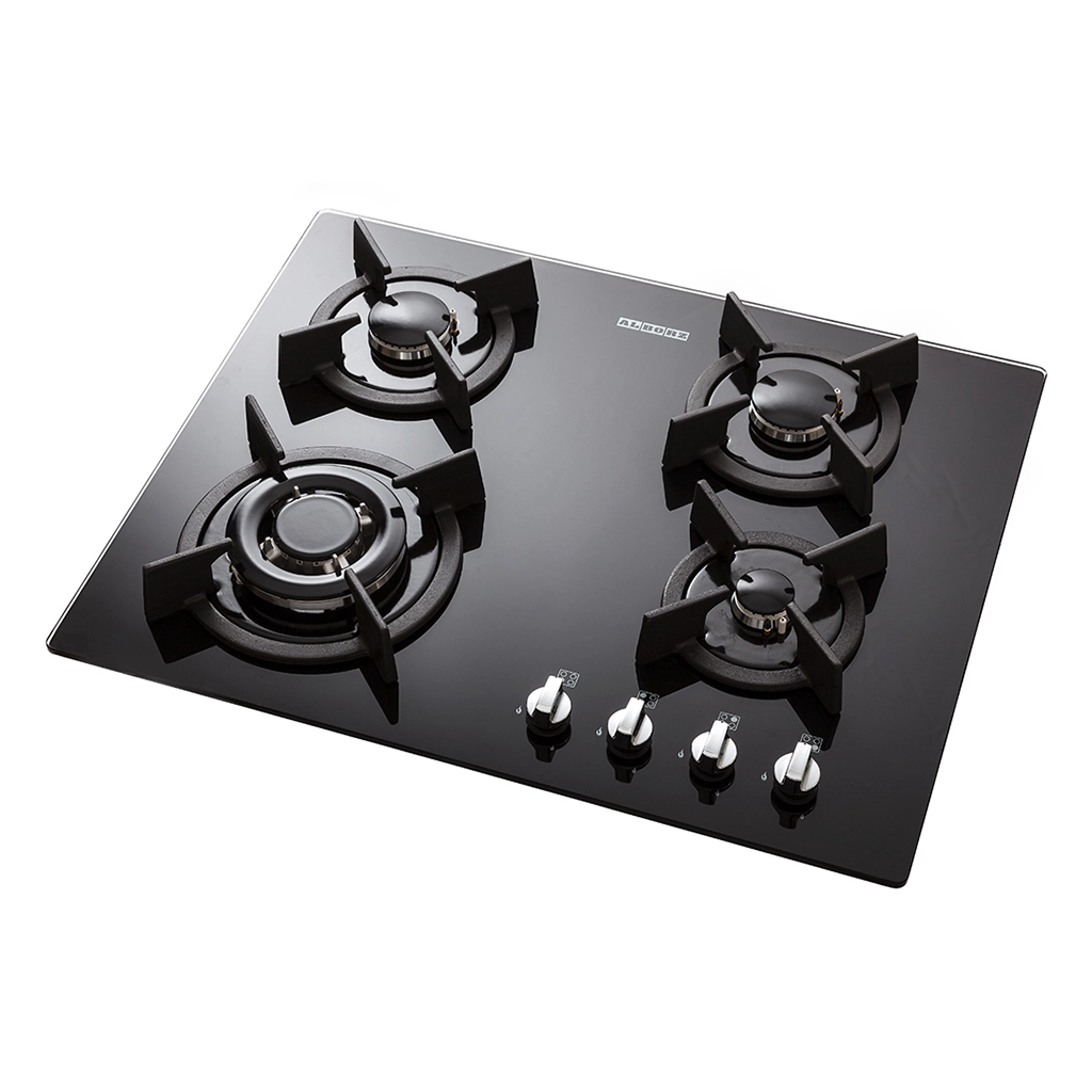 اجاق گاز شیشه ای پنج شعله استیل البرز مدل g-4602