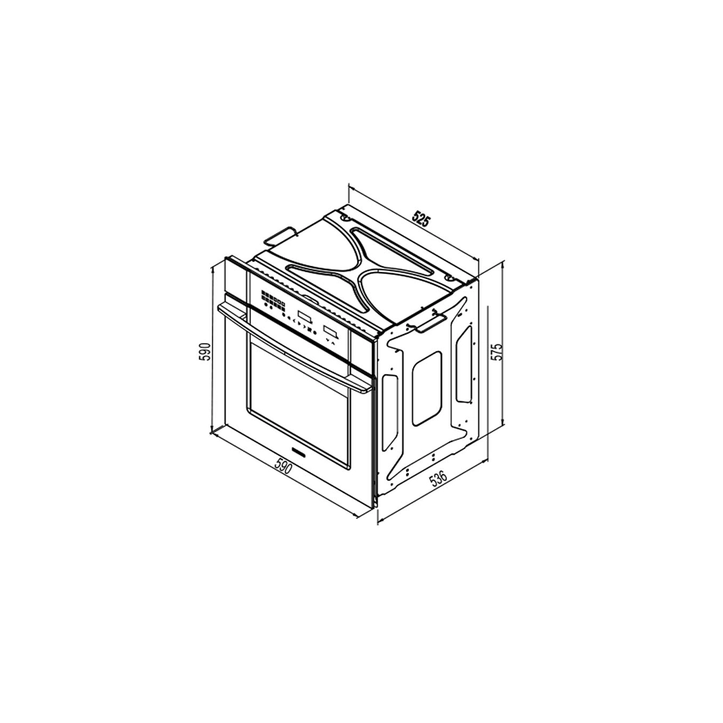 فر برقی استیل البرز مدل fe-6