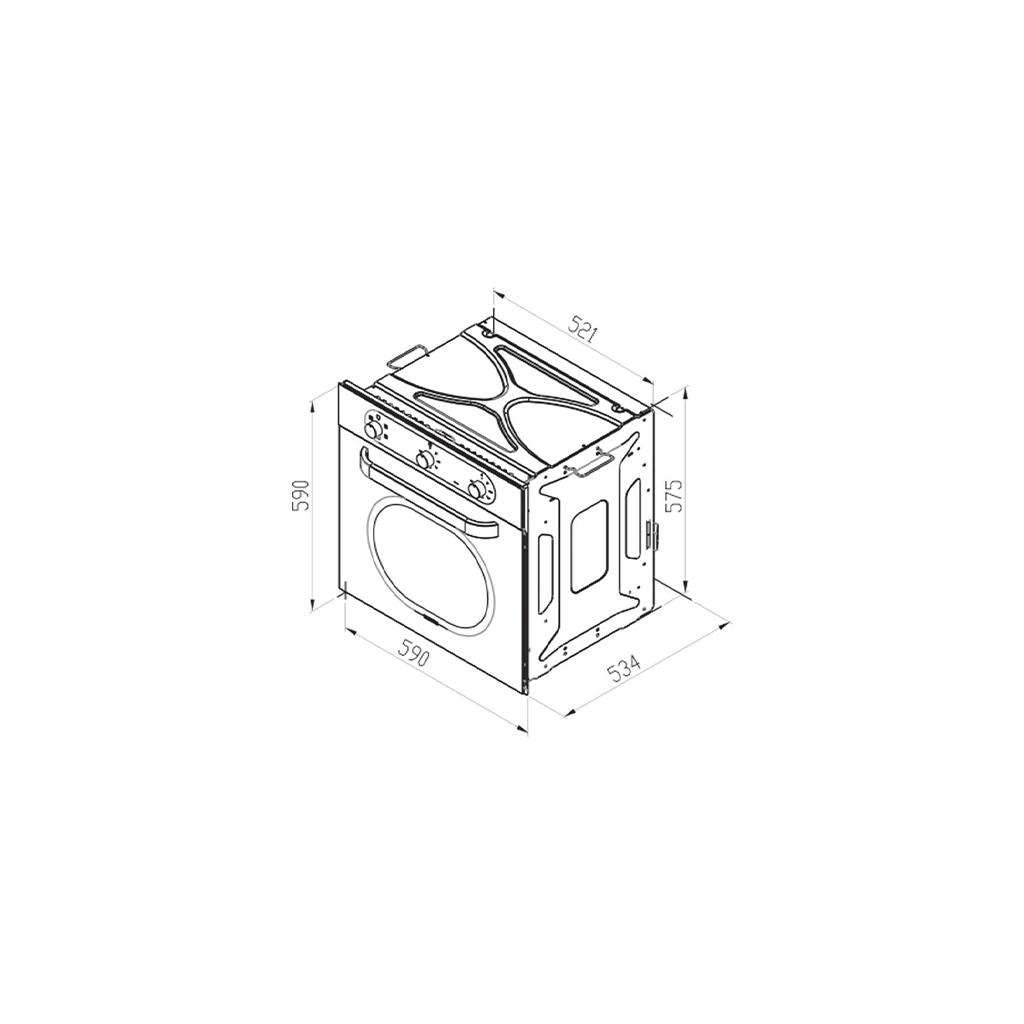 فر برقی استیل البرز مدل fe 52