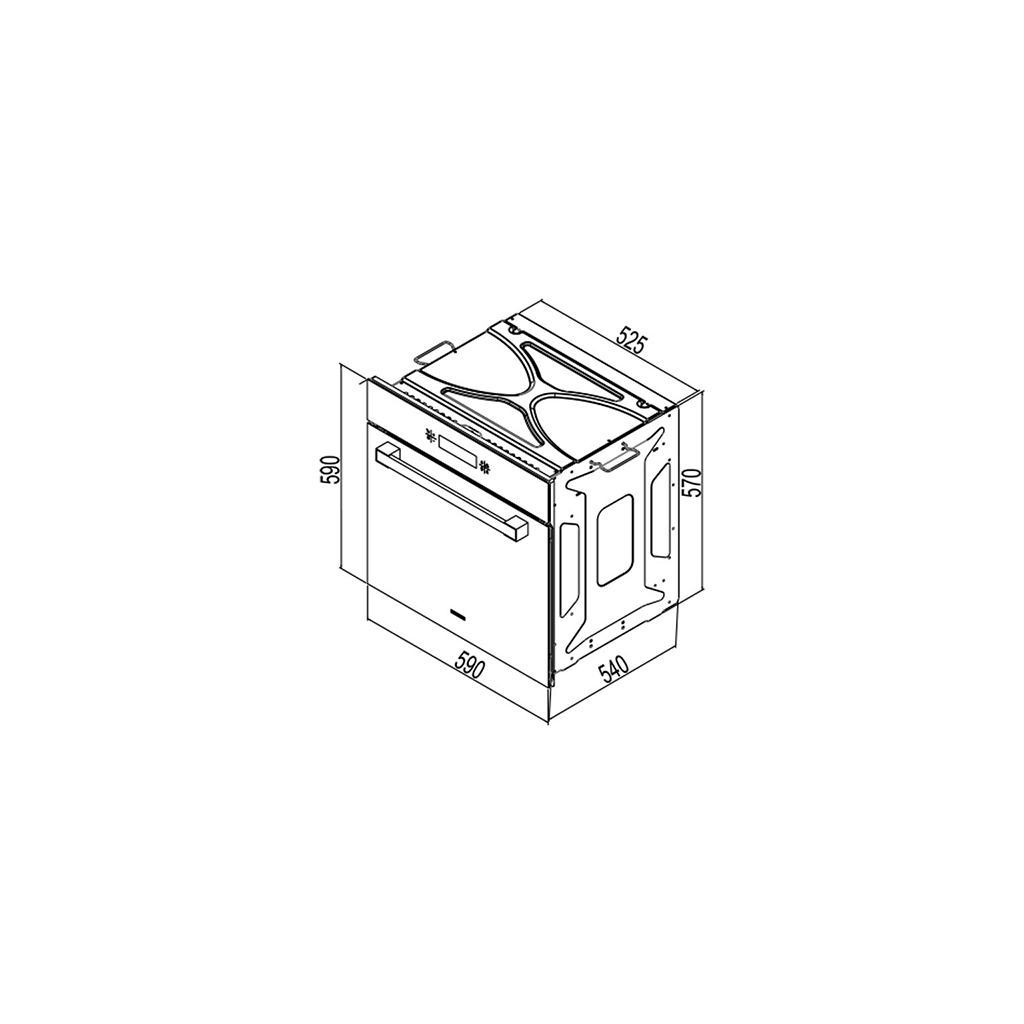 فر برقی استیل البرز مدل fe 50w