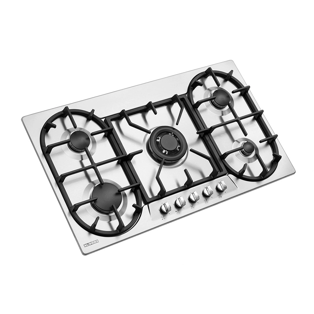 اجاق گاز استیل پنج شعله استیل البرز مدل s-5905