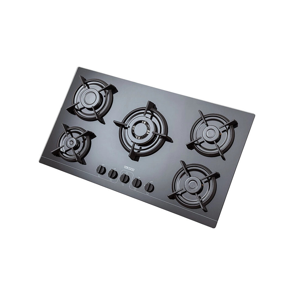 اجاق گاز شیشه ای پنج شعله استیل البرز مدل g-5964 i