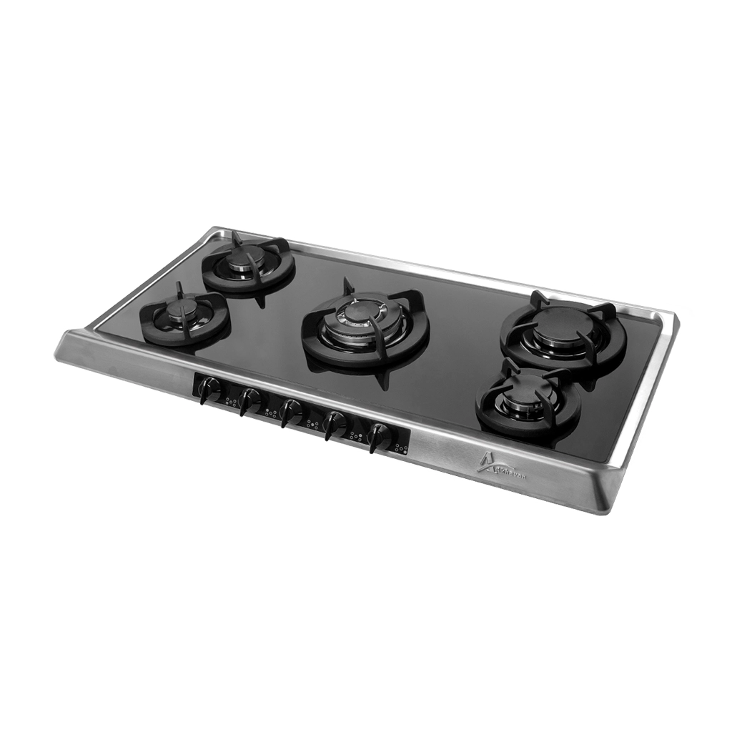 اجاق گاز استیل - شیشه ای اخوان مدل G106S