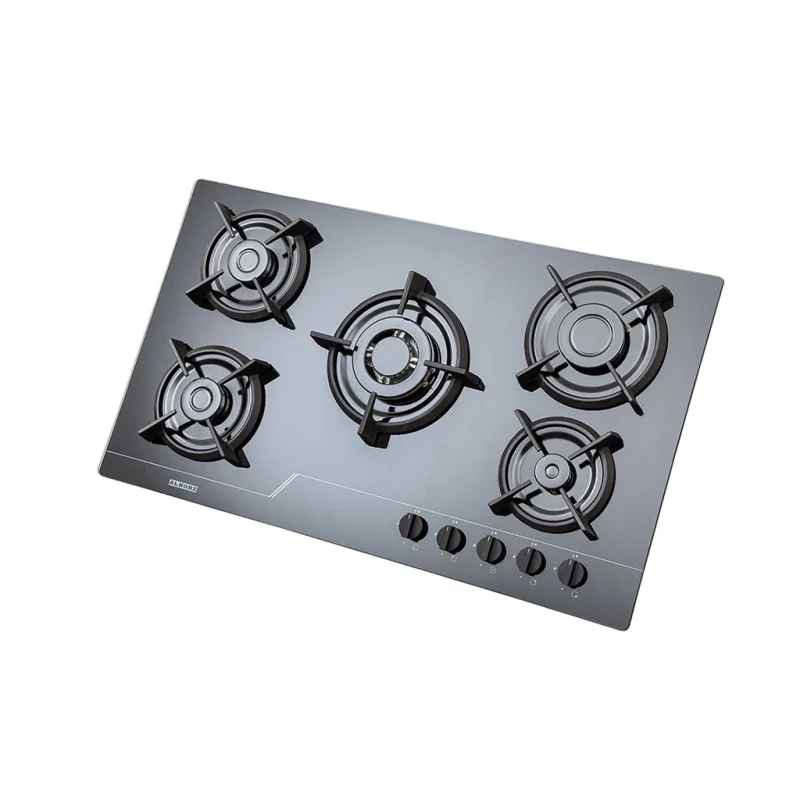 اجاق گاز شیشه ای پنج شعله استیل البرز مدل G_5961 I