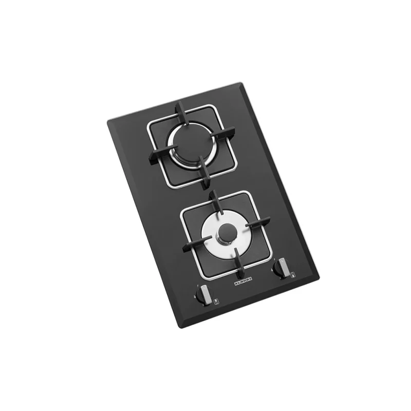 اجاق گاز شیشه ای دو شعله استیل البرز مدل G_2303