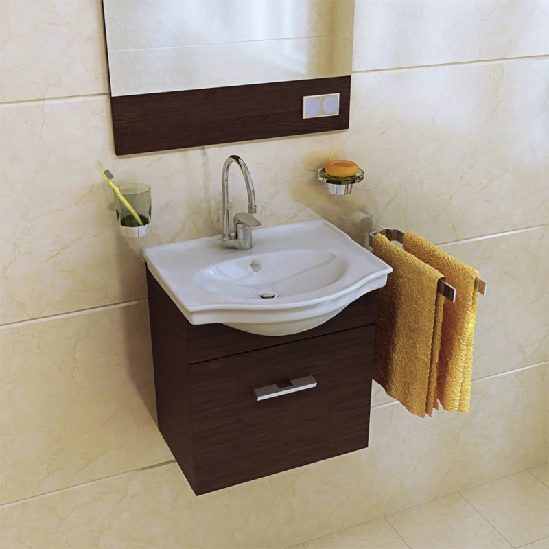 روشویی روکابینتی نوین سرام مدل رزا